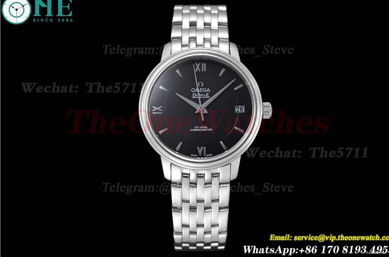 Prestige Ladies Black GDF SS SS 32.7mm Dial MY8215 Ville De 0215